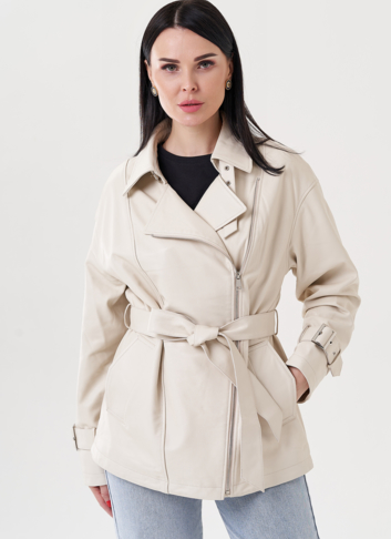 Женская куртка из натуральной кожи