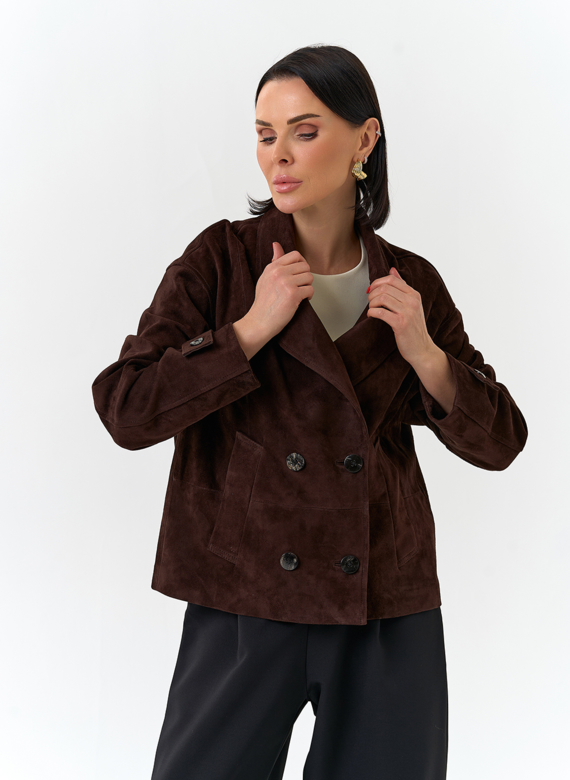 Женская куртка из натуральной замши