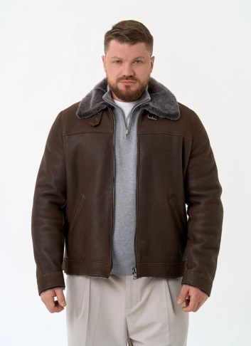 Мужская натуральная дубленка Мужская натуральная дубленка