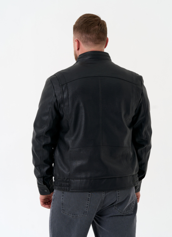 Мужская куртка бомбер из эко кожи