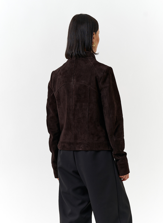 Женская куртка из натуральной замши