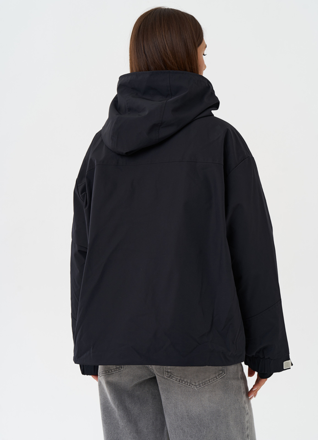 Двойная куртка с капюшоном модель № 28815 универмаг малина