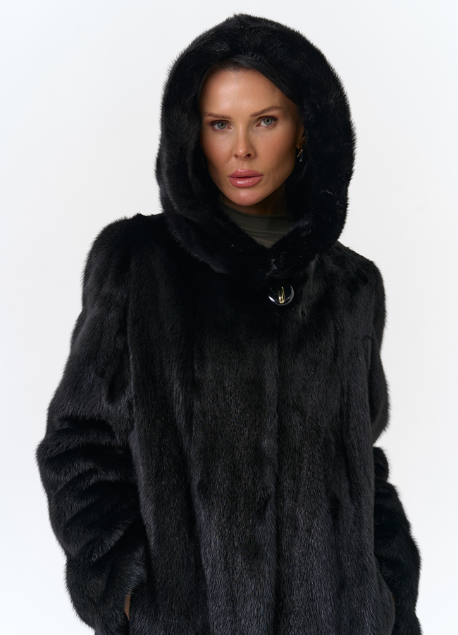 Шуба норка модель № 29465 универмаг малина