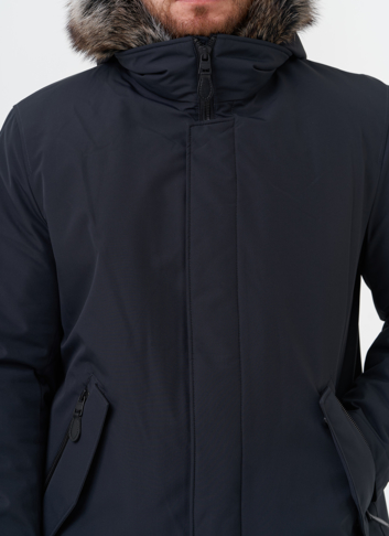 Парка мужская на мехе из волка