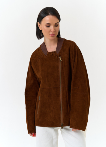 Женская куртка из натуральной замши 