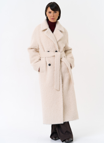 Утепленное женское пальто с английским воротником Утепленное женское пальто с английским воротником