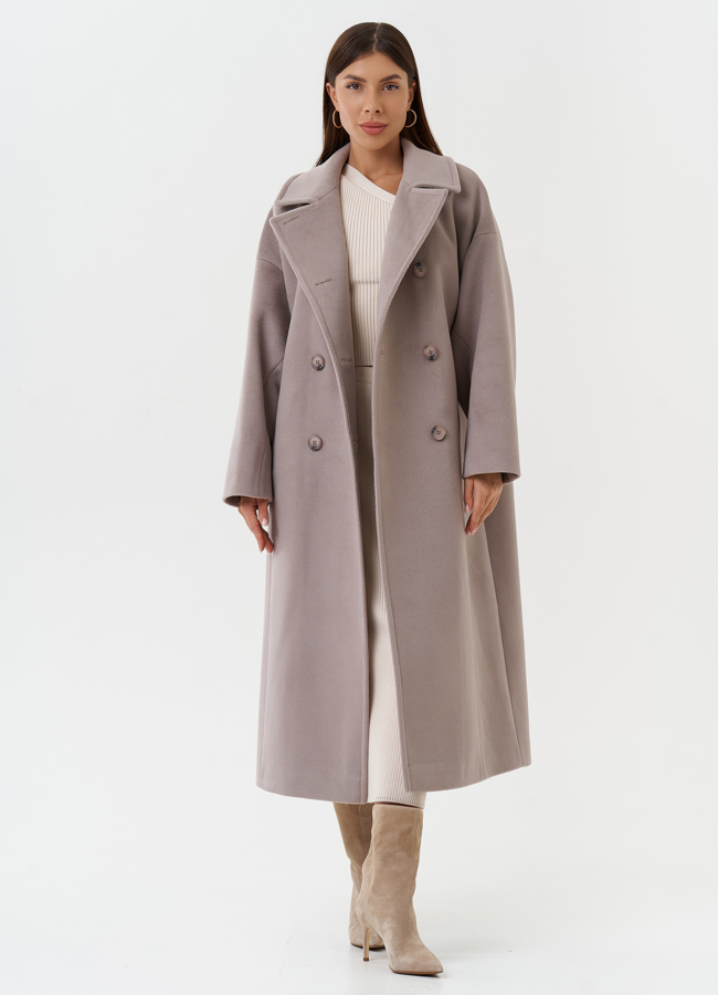 Женское двубортное пальто модель № 28102 в рассрочку