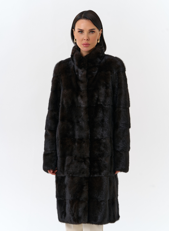 Шуба из меха норки